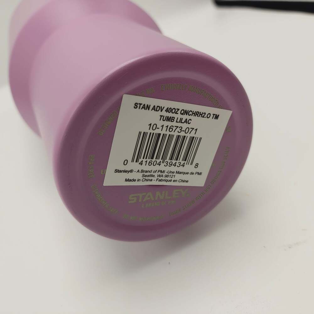Stanley Quencher H2.0 FlowState Tumbler Cup 40 oz Lilac Purple Stainless Mug NWT - Picture 6 of 7